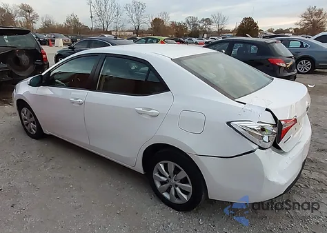 2015 Toyota Corolla Le из США, поврежденный, VIN 2T1BURHE5FC338137